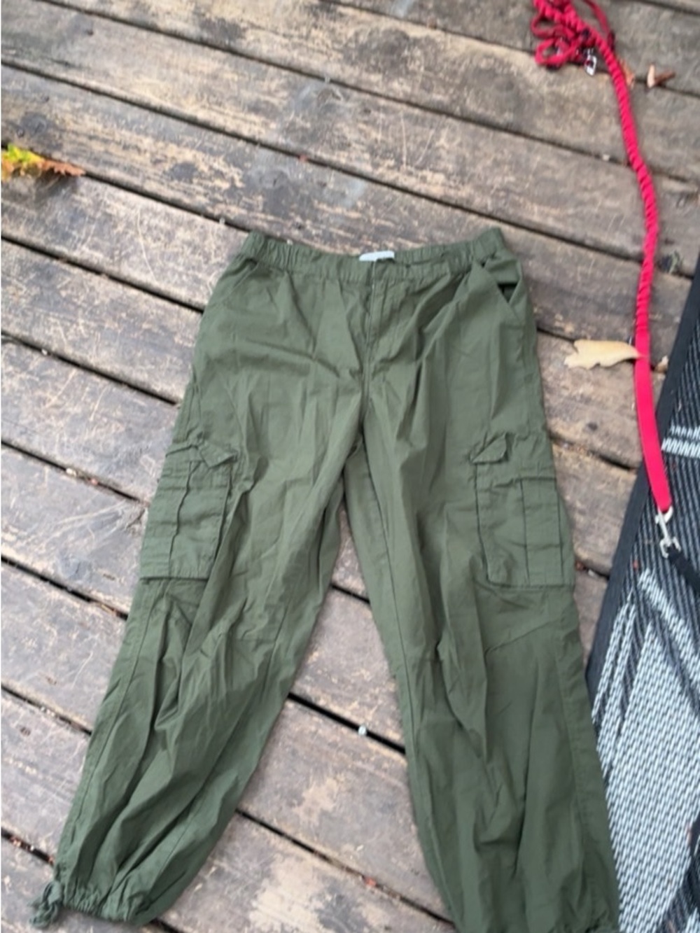 New Look Olive Green Cargo Capris